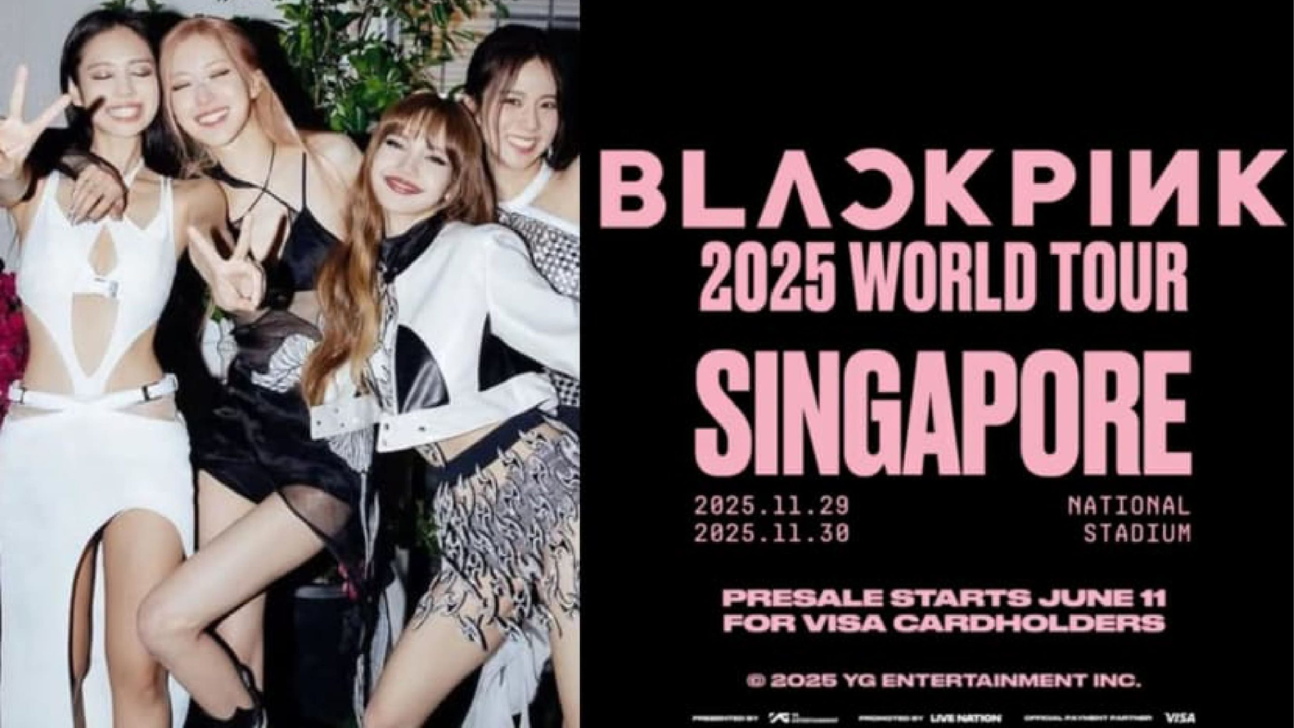 BLACKPINK to Hold Two-Night Concert in Singapore This November