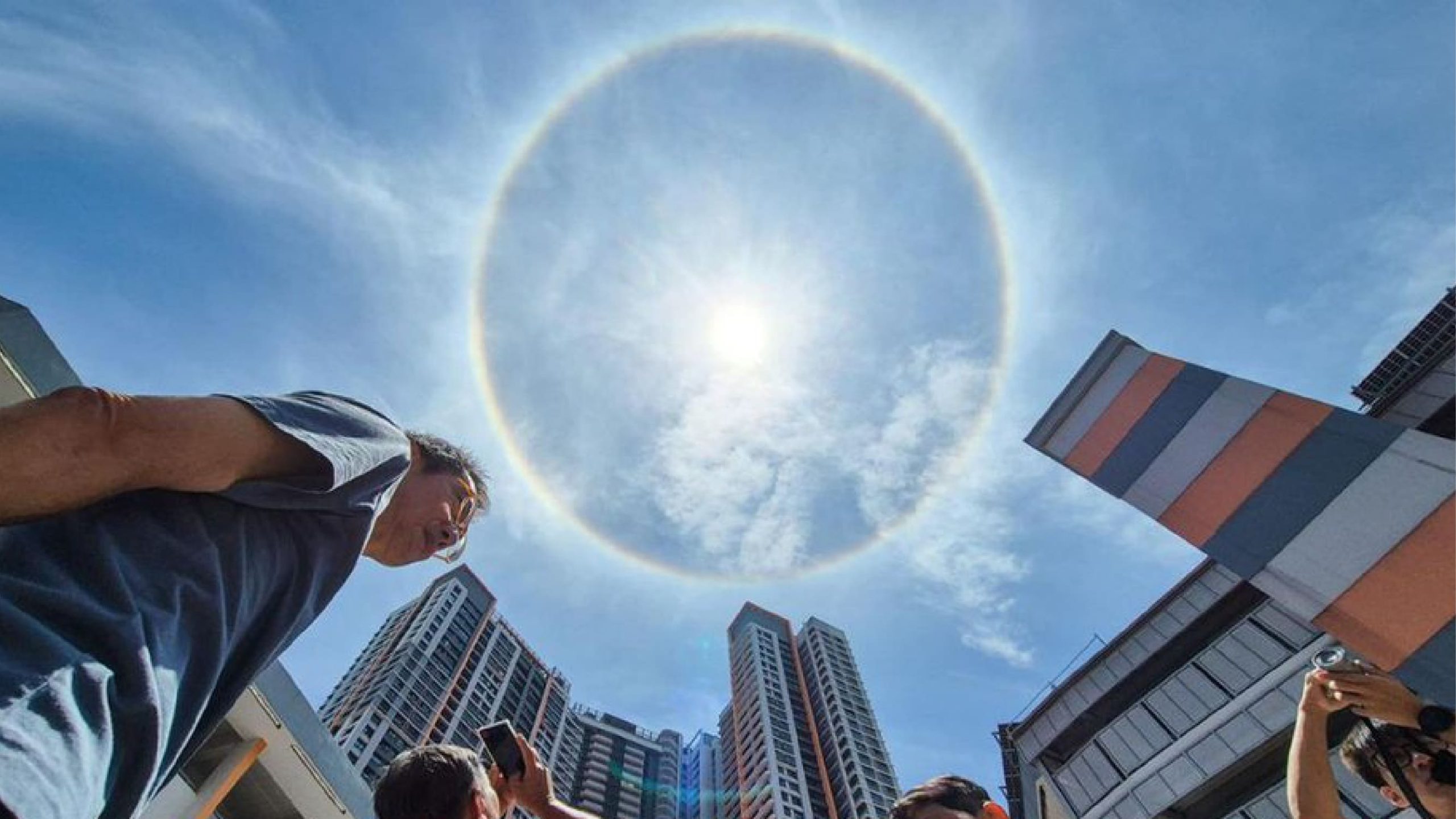 Rare Sun Halo Over Singapore Captivates Residents and Fills Social Media