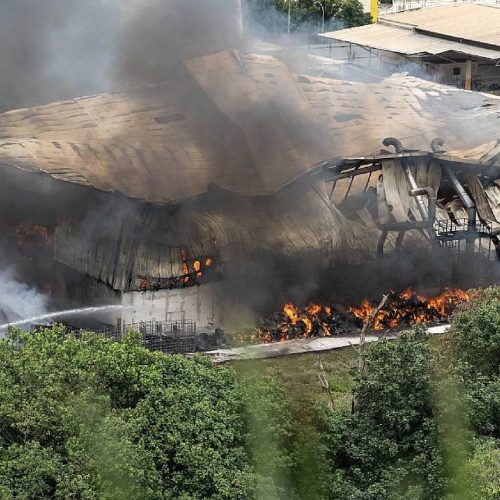 Kranji Recycling Company Catches Fire Again – Third Major Incident Since 2018
