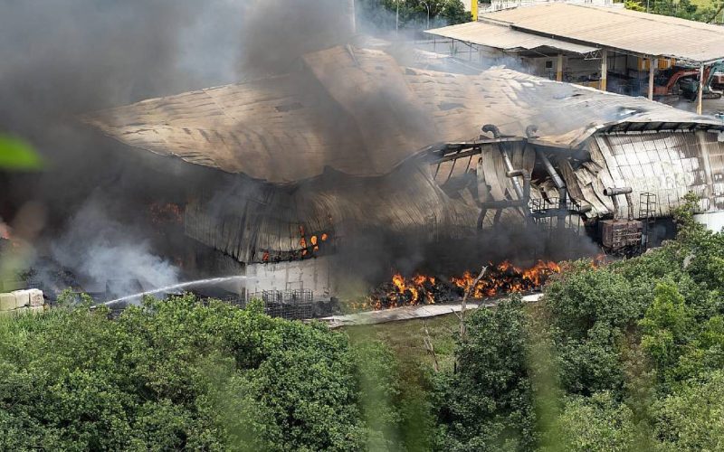 Kranji Recycling Company Catches Fire Again – Third Major Incident Since 2018