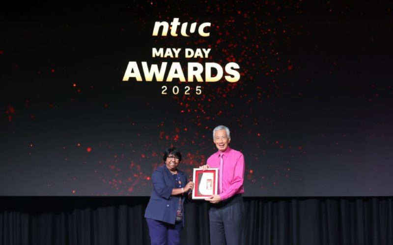 SM Lee Hsien Loong Honoured with Distinguished Comrade of Labour Award by NTUC